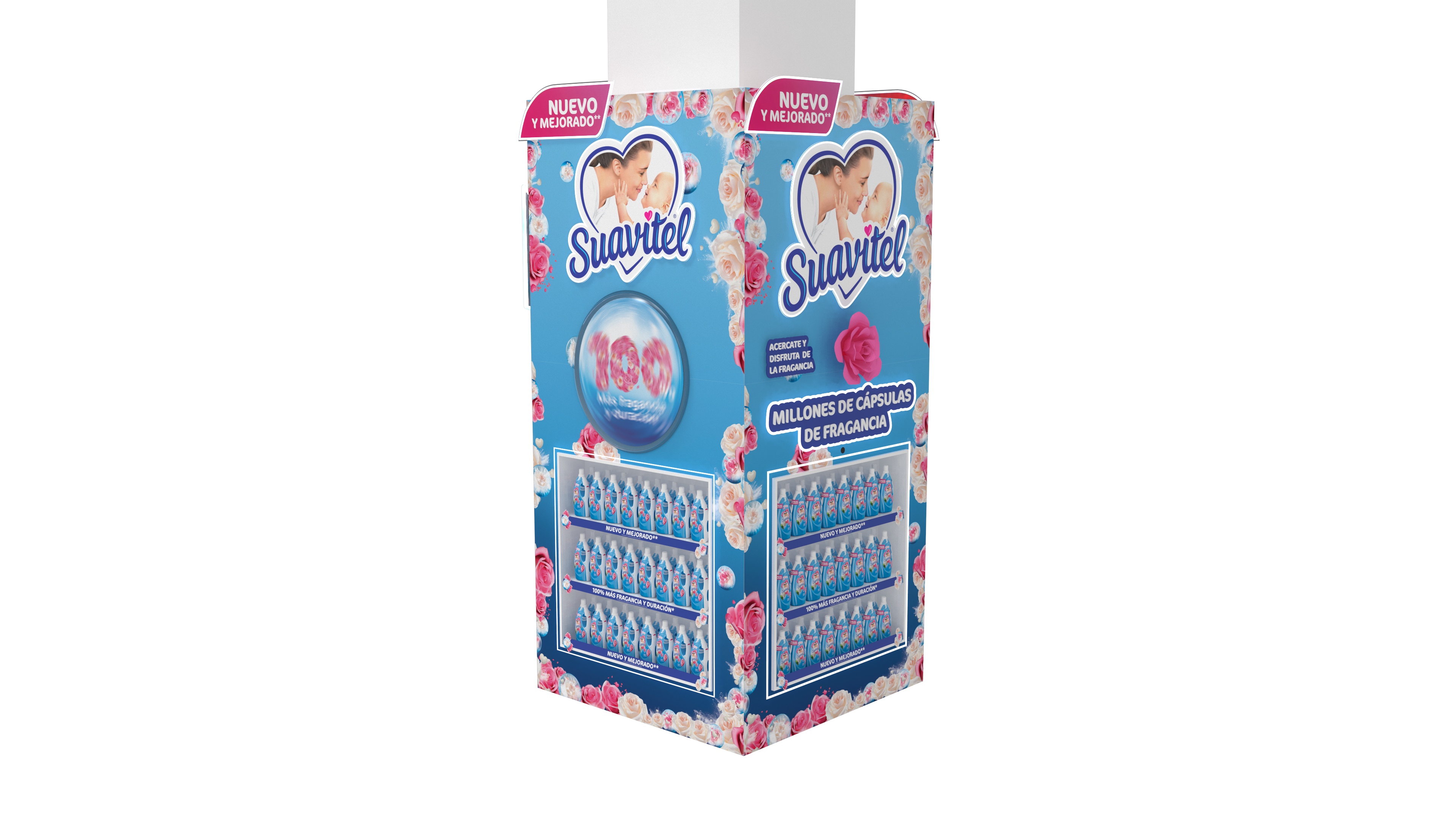 Columna Suavitel BBRL y Fabuloso - Render
